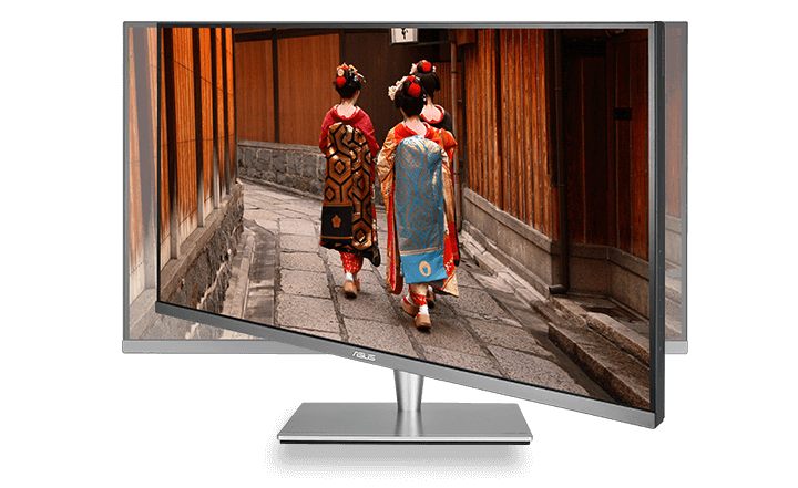 Der ProArt PA32UC ist mit einem schlanken Profil und einem ergonomisch gestalteten Standfuß ausgestattet, der geneigt, gedreht, geschwenkt und in der Höhe verstellt werden kann. Der Bildschirm kann daher jederzeit und mit wenigen Handgriffen optimal ausgerichtet werden.
