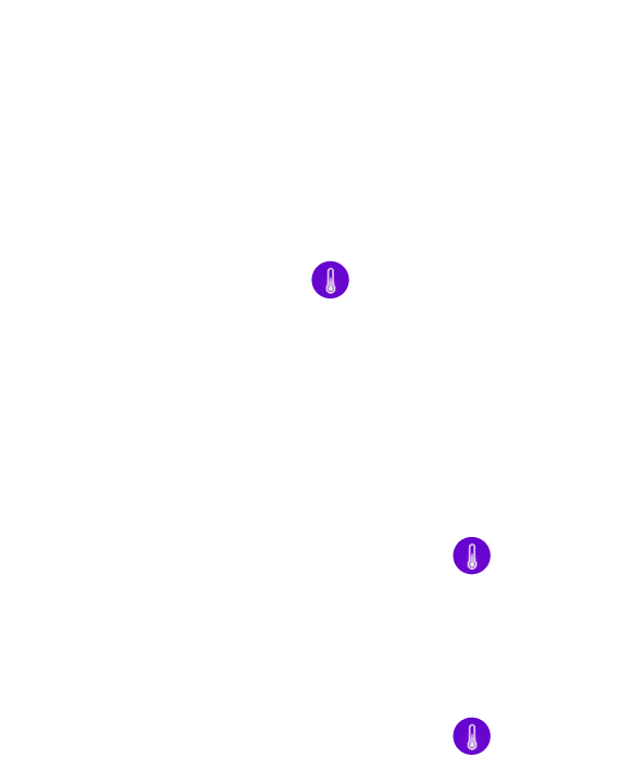Multiple temperature sources position