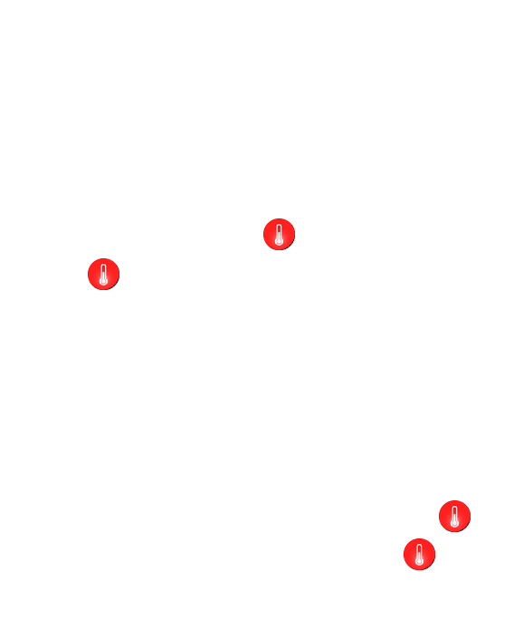 Multiple temperature sources position